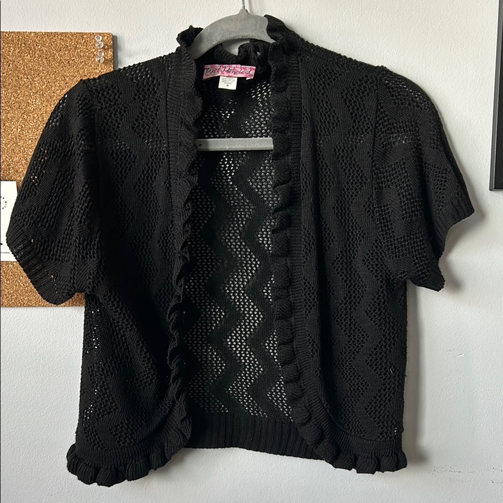 Black Cardigan Sweater